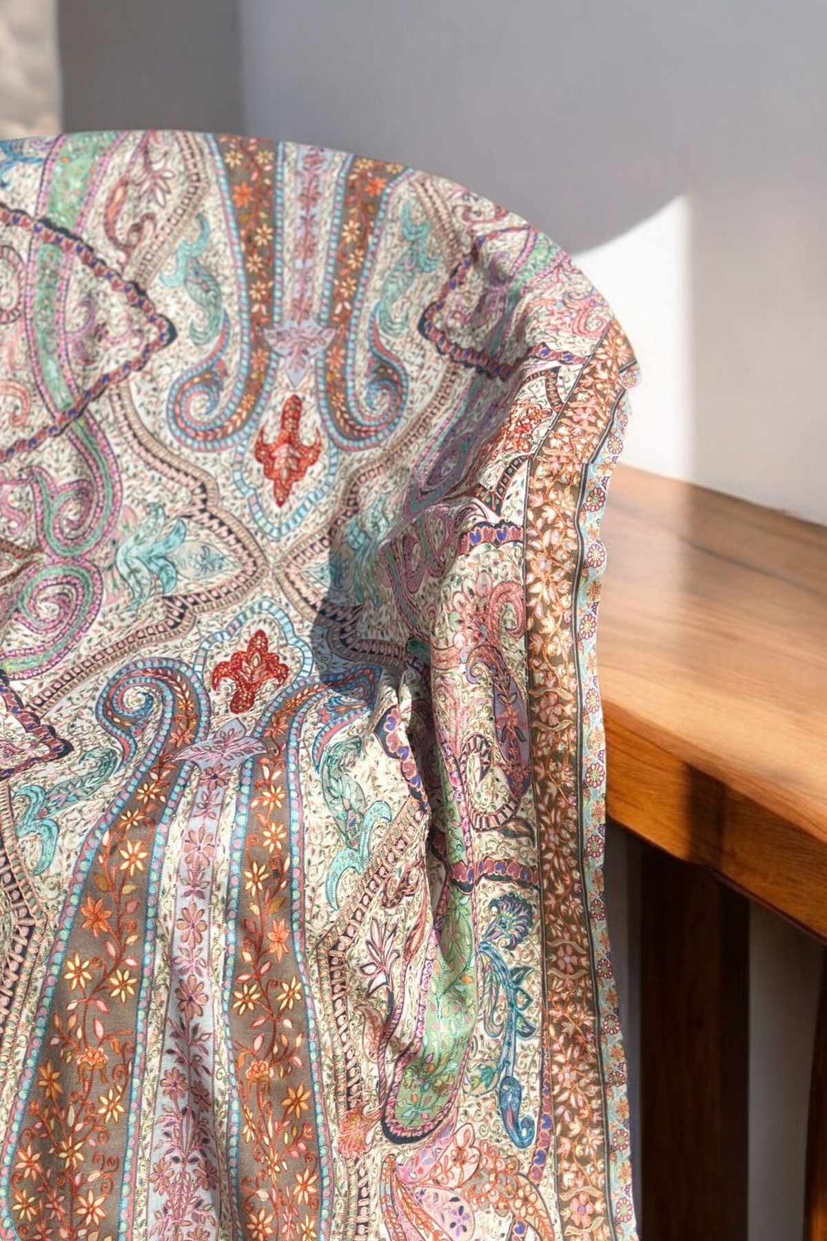 Kalamkari Pure Pashmina Stole