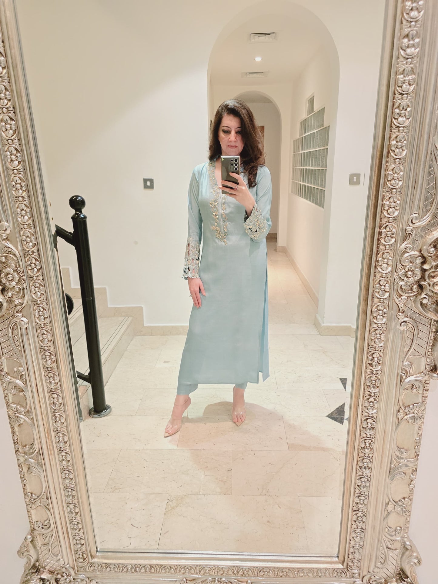 Formal Cutwork Dress