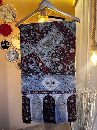 Kalamkar Pure Pashmina Shawl