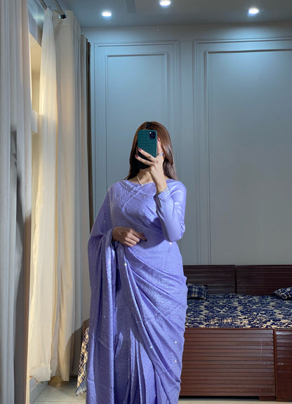 Swarovski Gulzar Saree