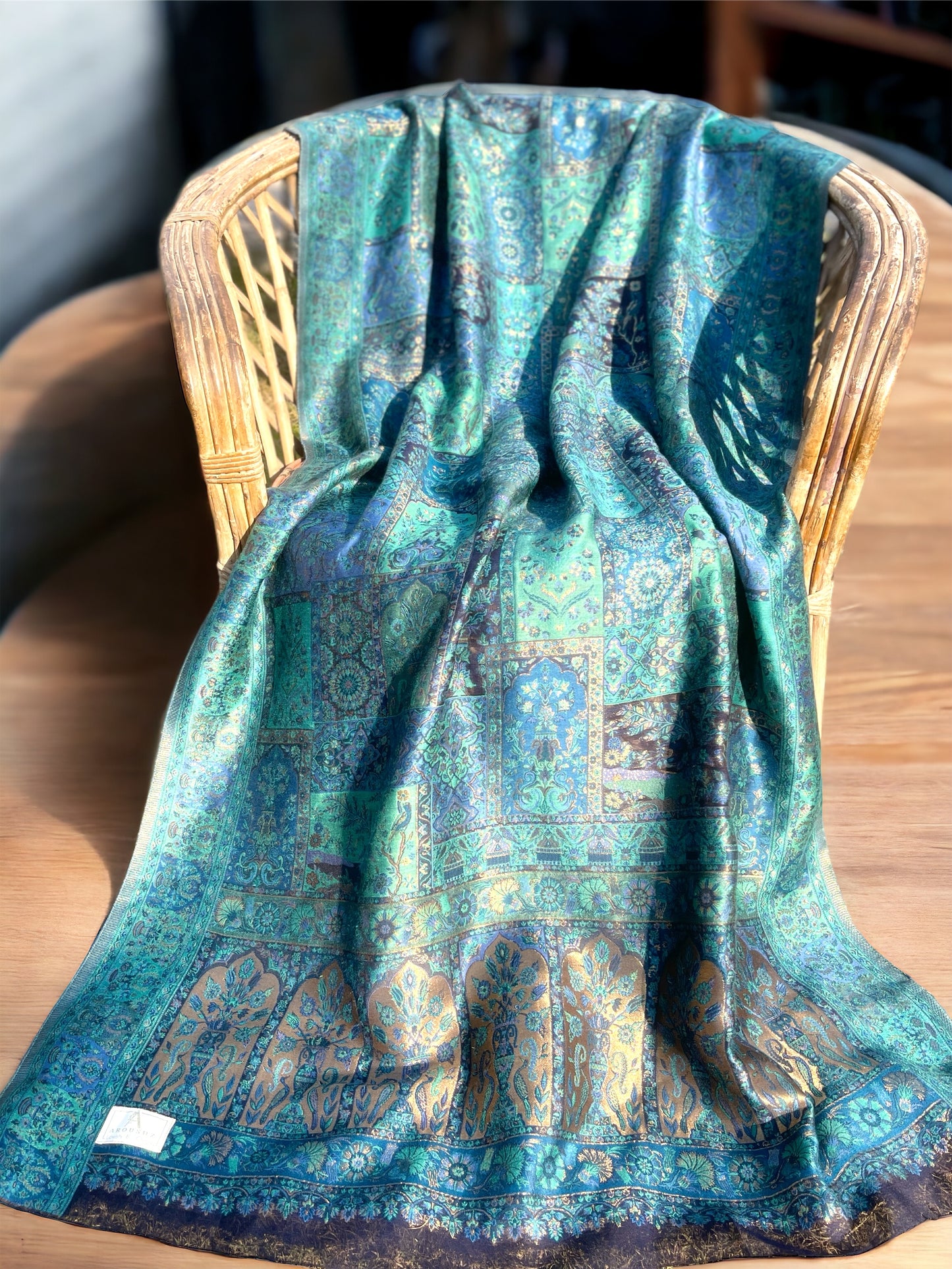 Pure Kani Silk Shawl by Aroushz