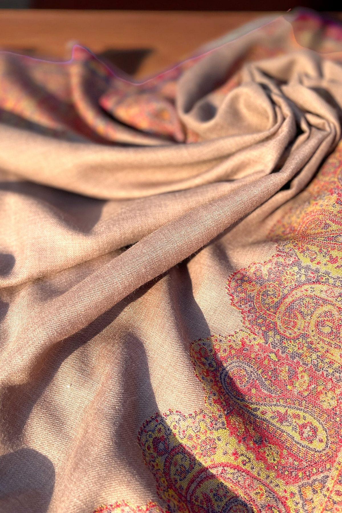 Pure Pashmina Kani Woven Stole
