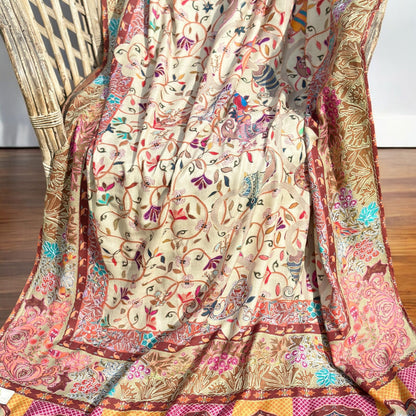 Kalamkar Pure Woolen Pashmina Shawl