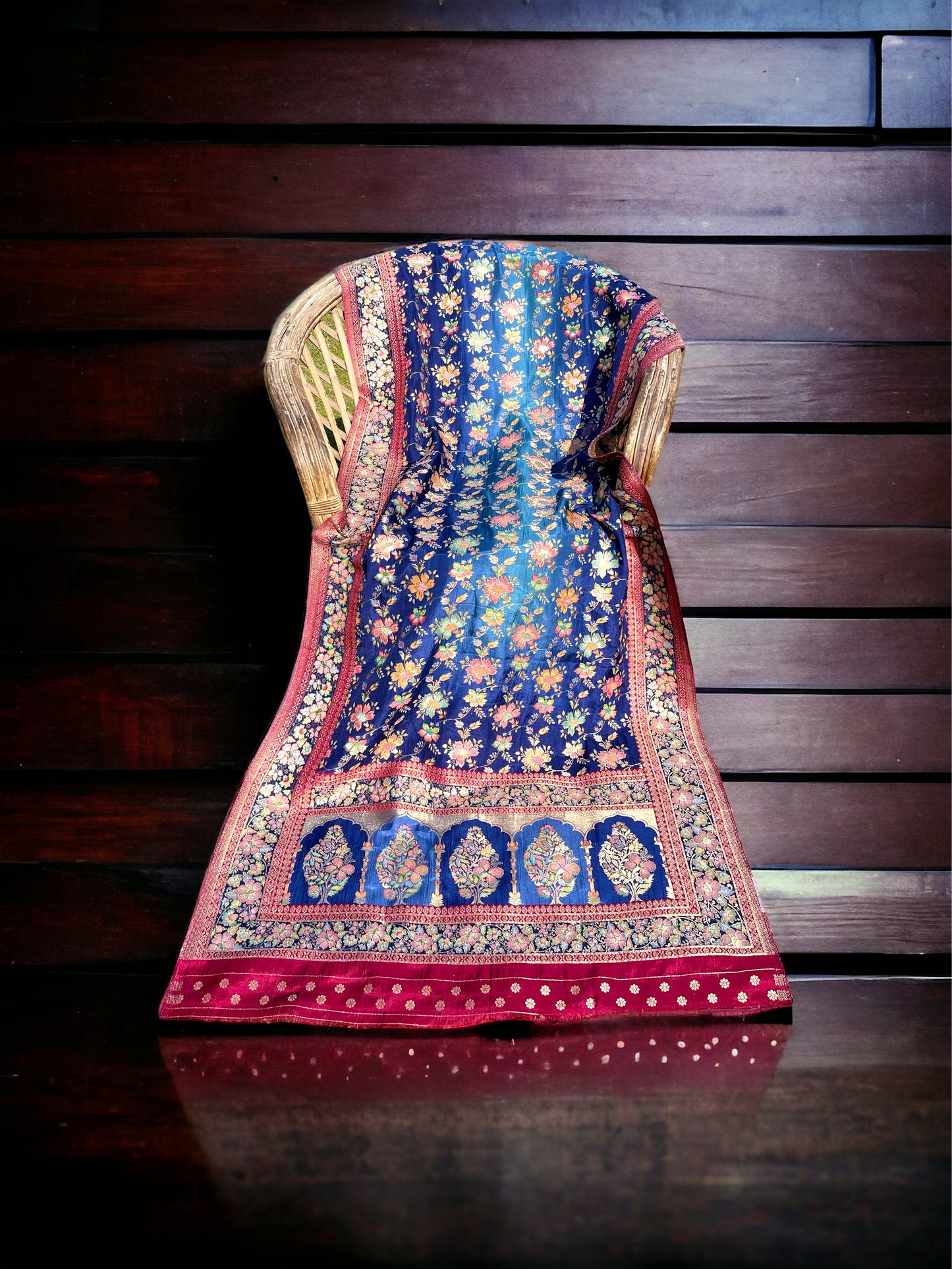 Pure Kani Silk Dupatta by Aroushz