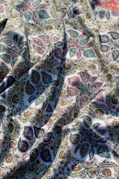 Kalamkar Needle Aar Work Shawl
