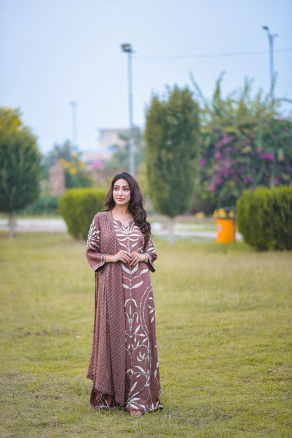 Elaina (02) Stone-Embellished Glamour Dress