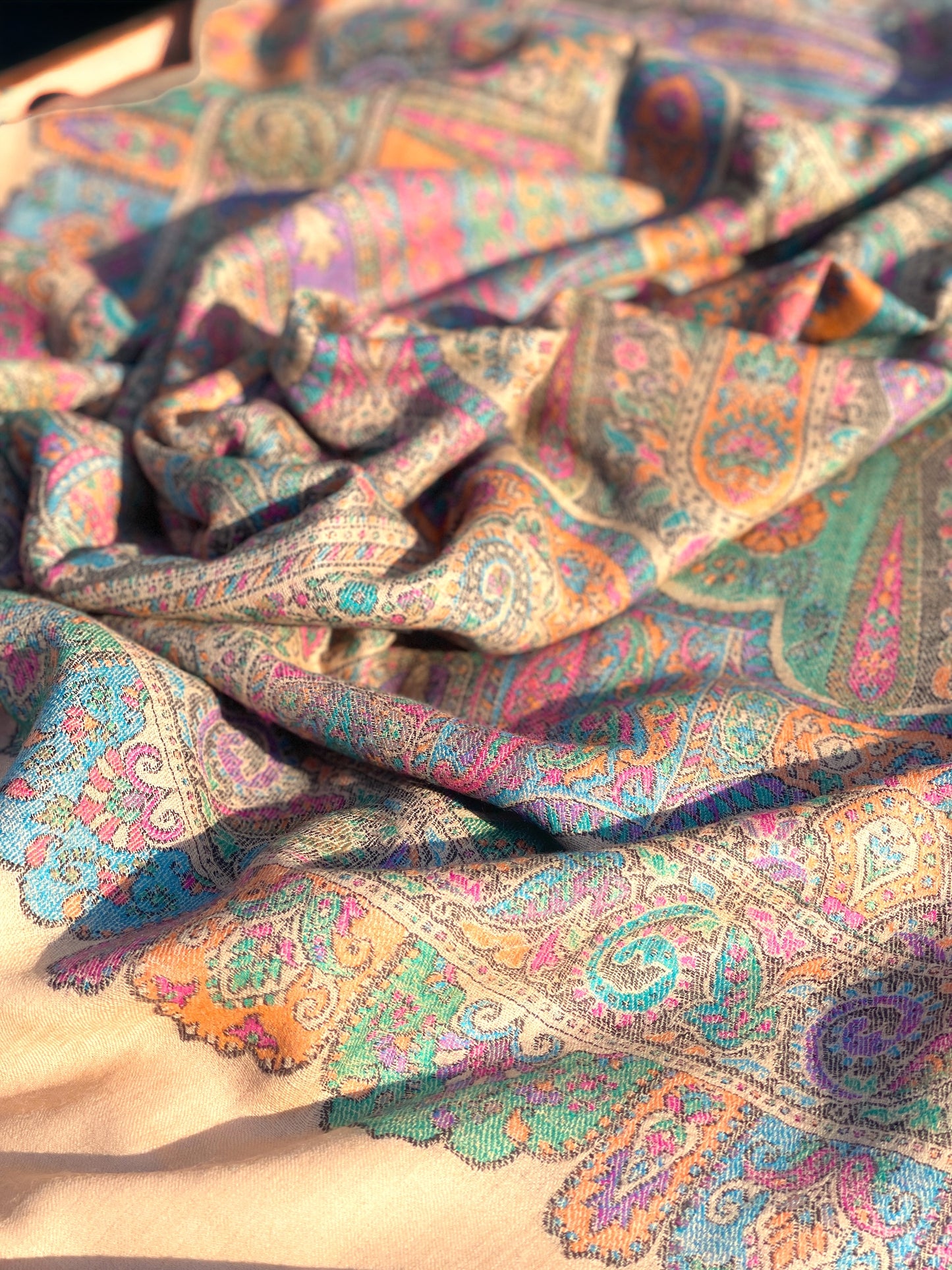 Pure Pashmina Kani Woven Shawl