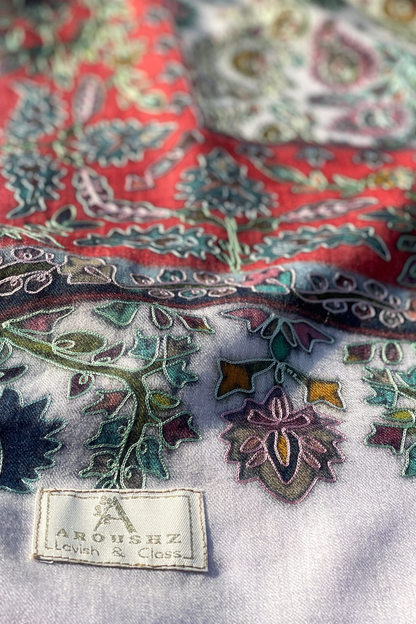 Kalamkar Needle Aar Work Shawl