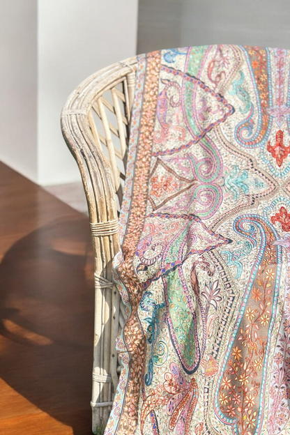 Kalamkari Pure Pashmina Stole
