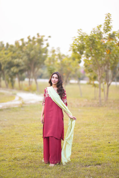 Elaina (01) Luxurious Threadwork Dress