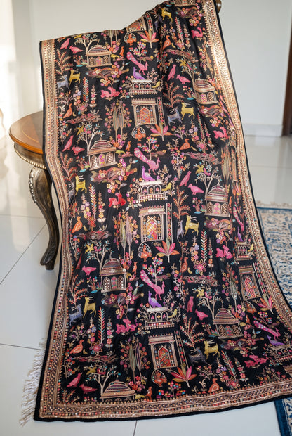Shikargah Kashmiri Dupatta
