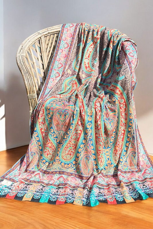 Kalamkar Pure Pashmina Shawl
