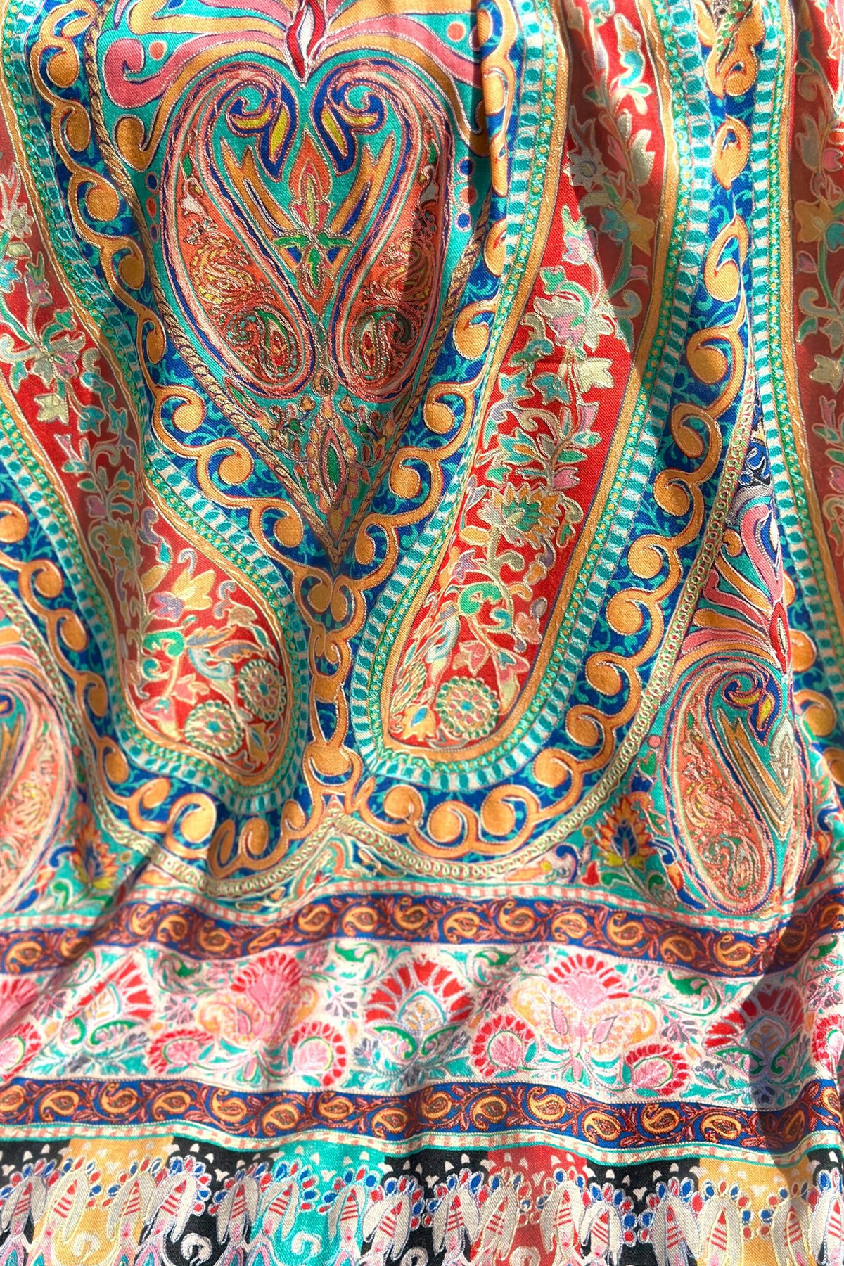 Kalamkar Pure Pashmina Shawl