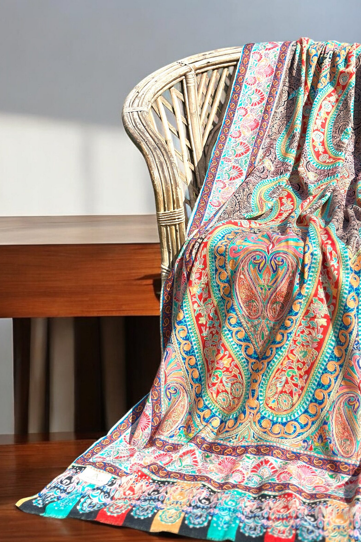 Kalamkar Pure Pashmina Shawl