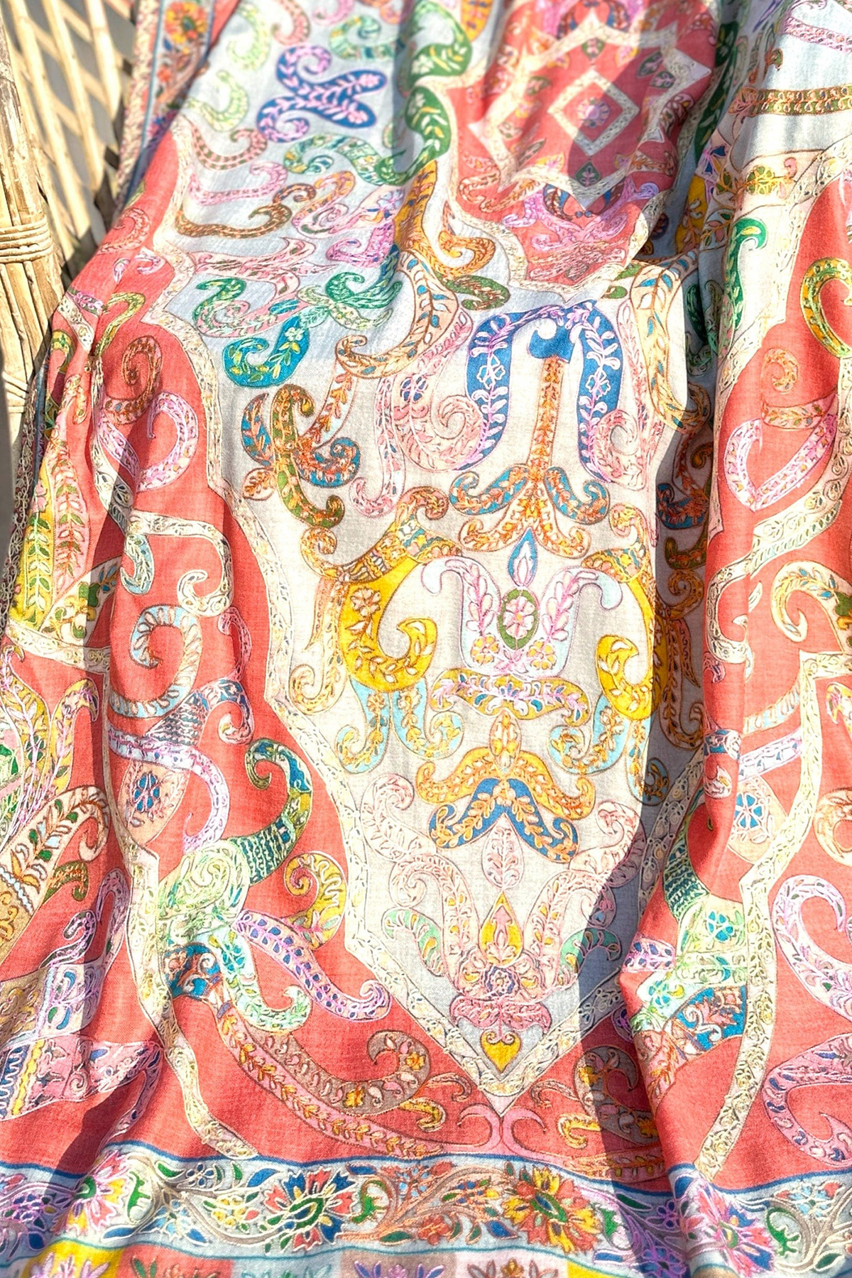 Pure Pashmina Kalamkar Shawl