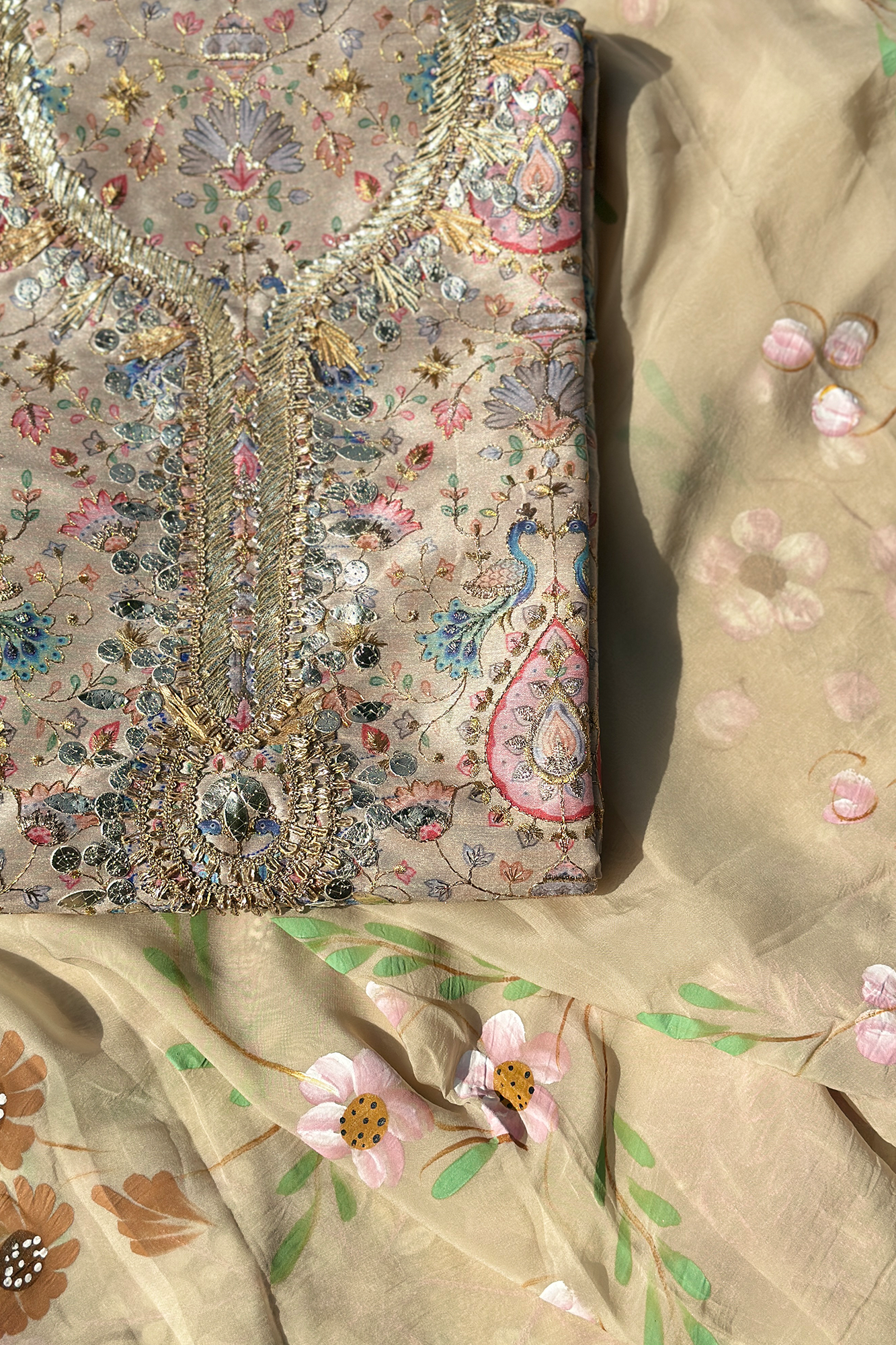 Hand Painted Sabyasachi Inspired Dress