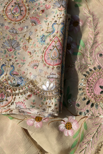 Hand Painted Sabyasachi Inspired Dress