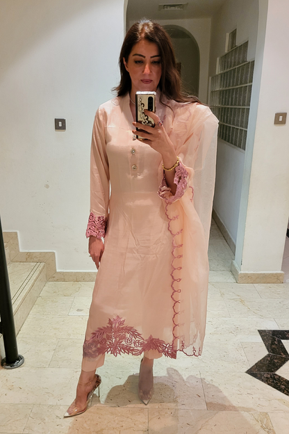 Beautiful Cutwork Designer Dress