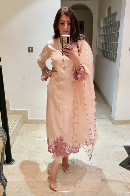 Beautiful Cutwork Designer Dress