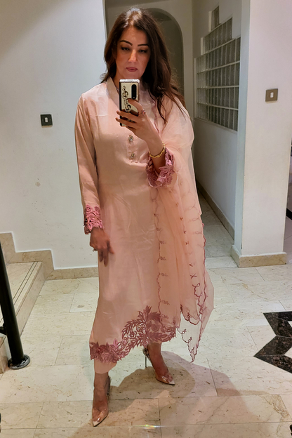 Beautiful Cutwork Designer Dress