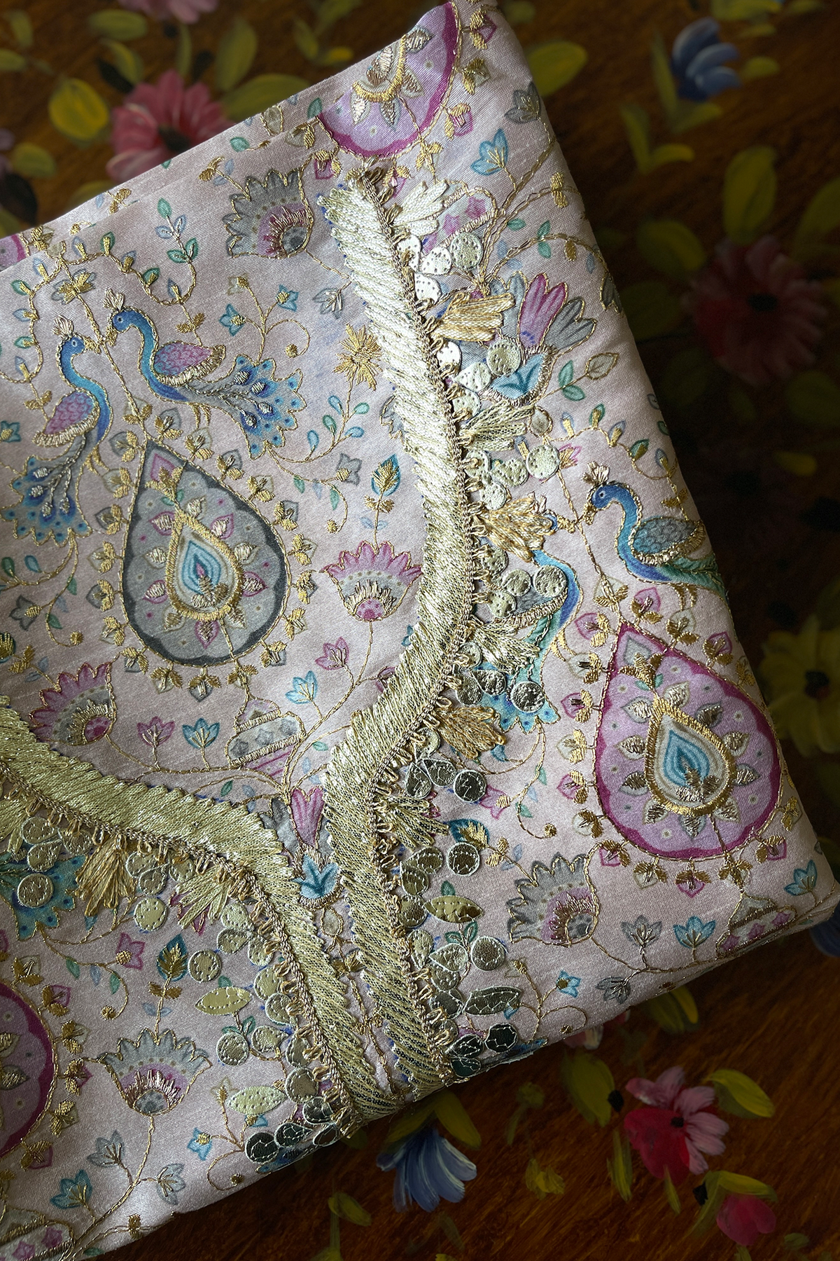 Handworked and Gota Tilla Dress