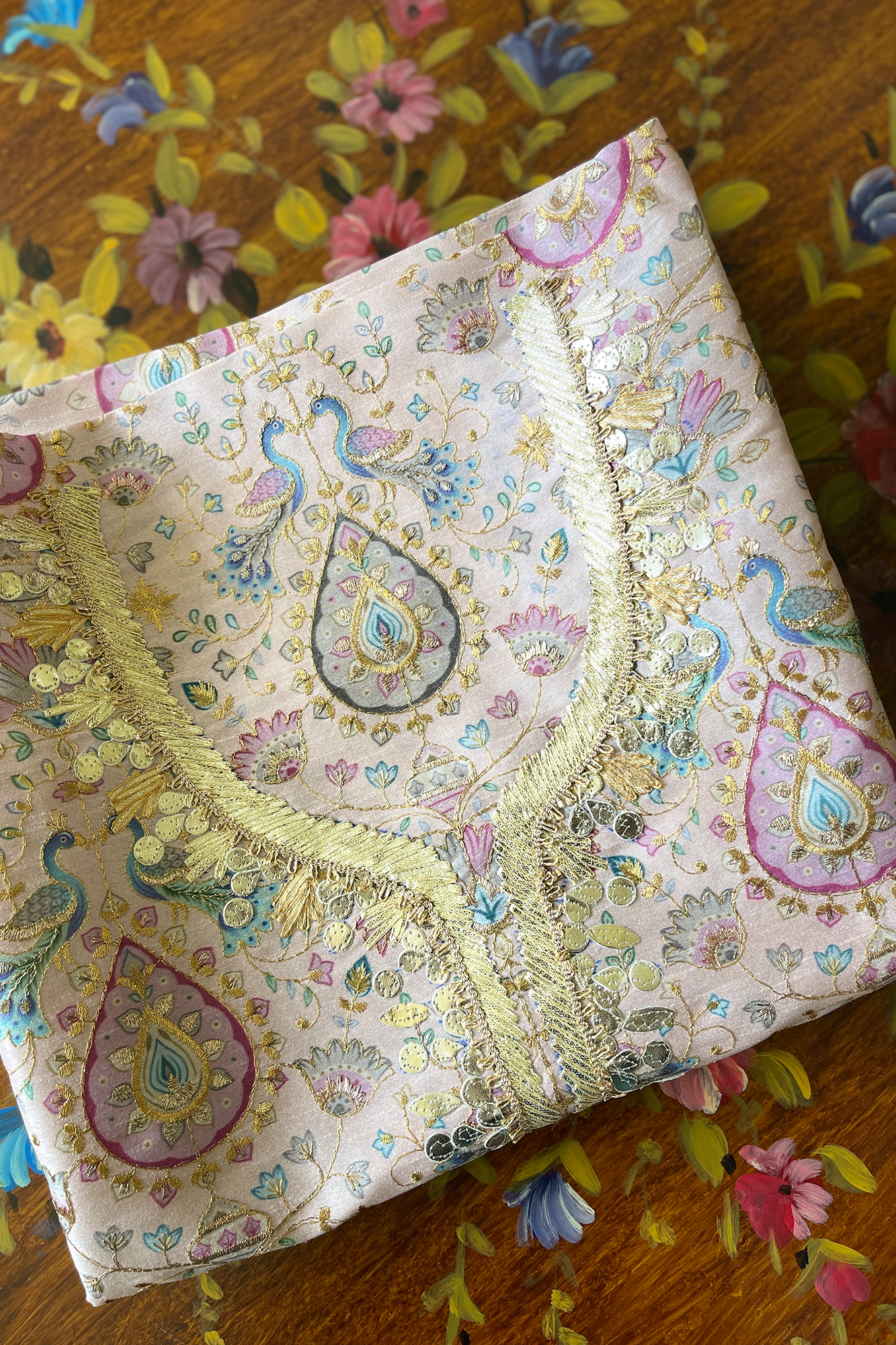 Handworked and Gota Tilla Dress