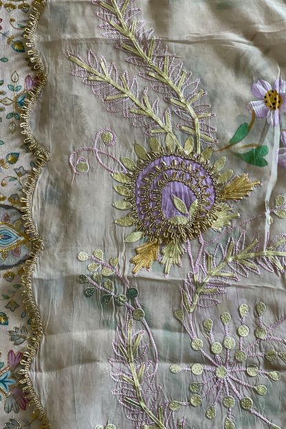 Handworked and Gota Tilla Dress