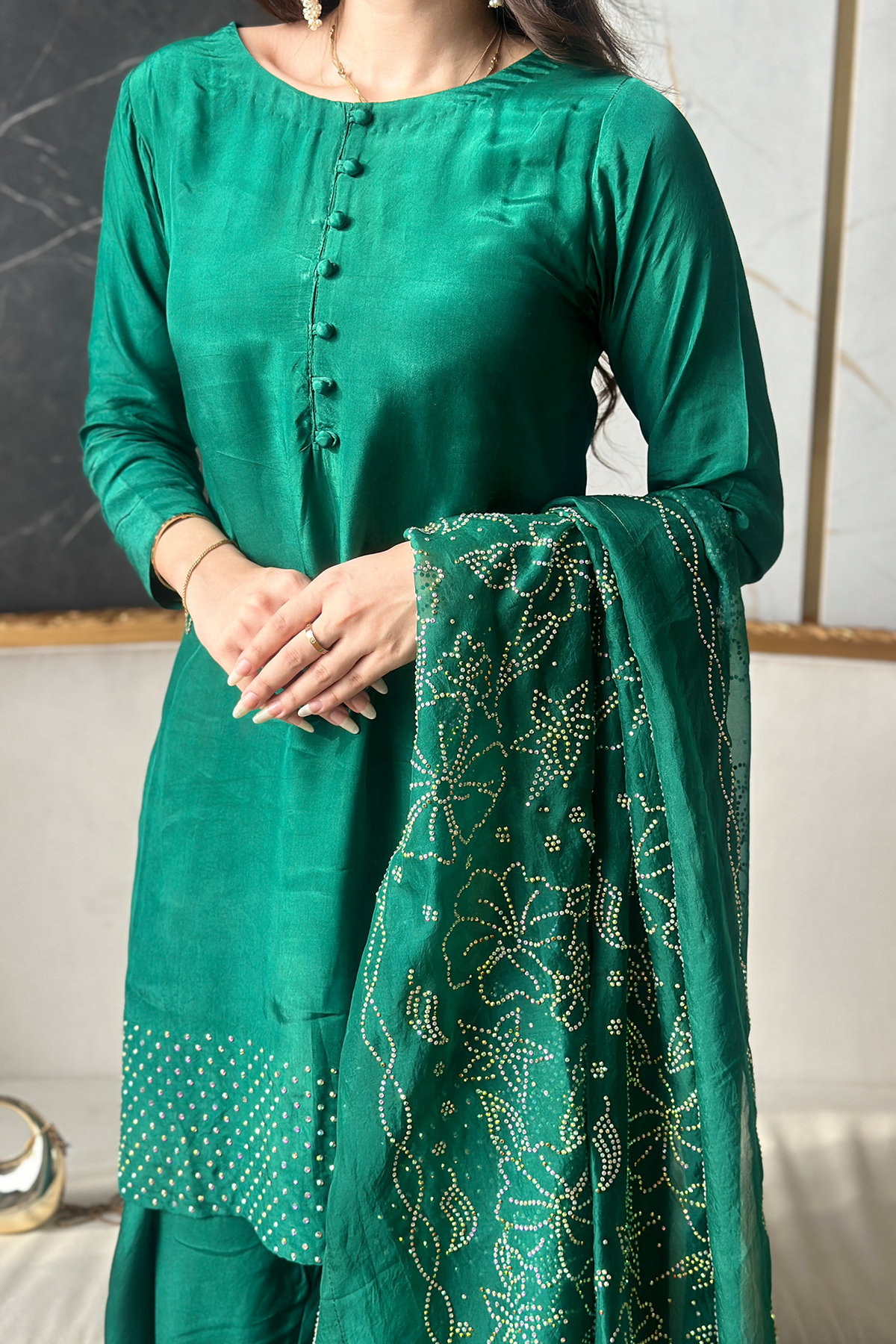 Leena Stones-Embellished