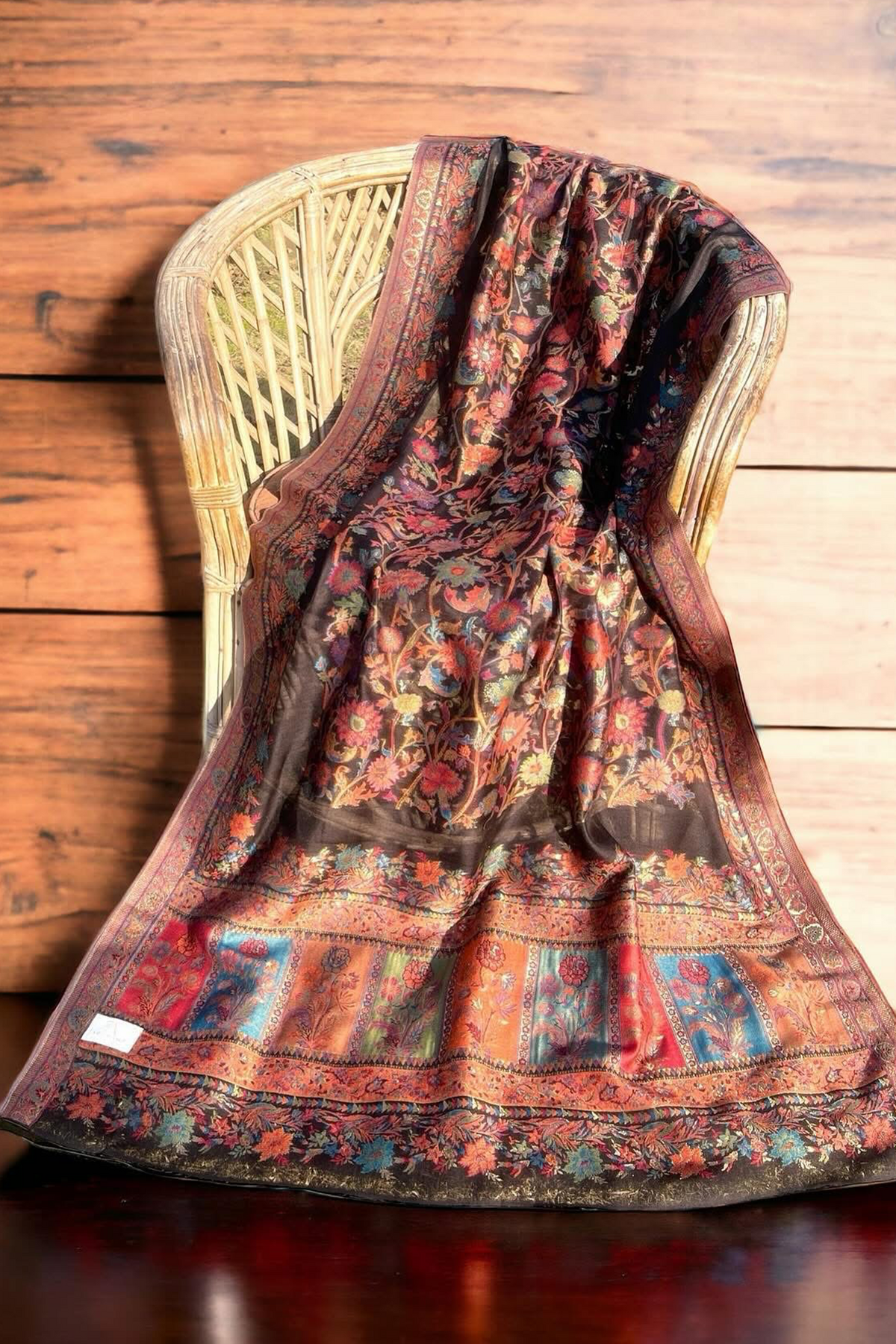 Pure Kani Silk Dupatta by Aroushz