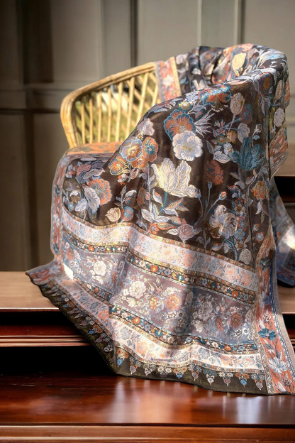 Pure Kani Silk Dupatta by Aroushz