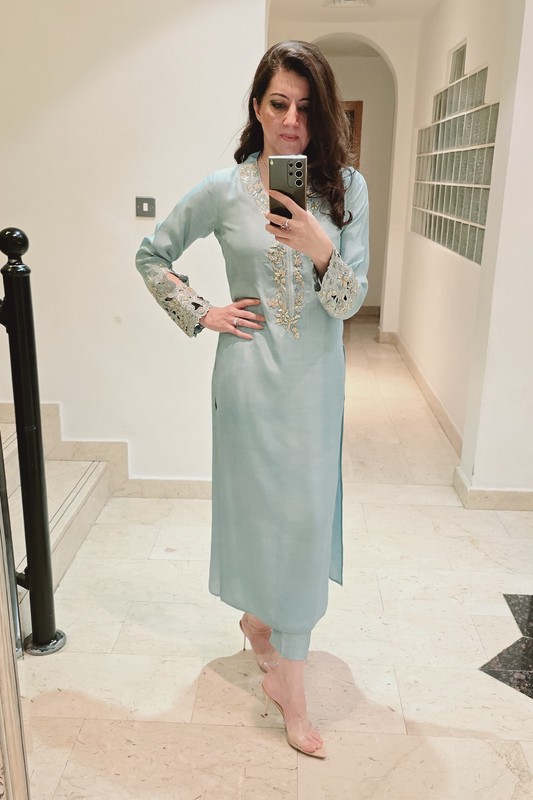 Formal Cutwork Dress