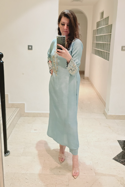 Formal Cutwork Dress