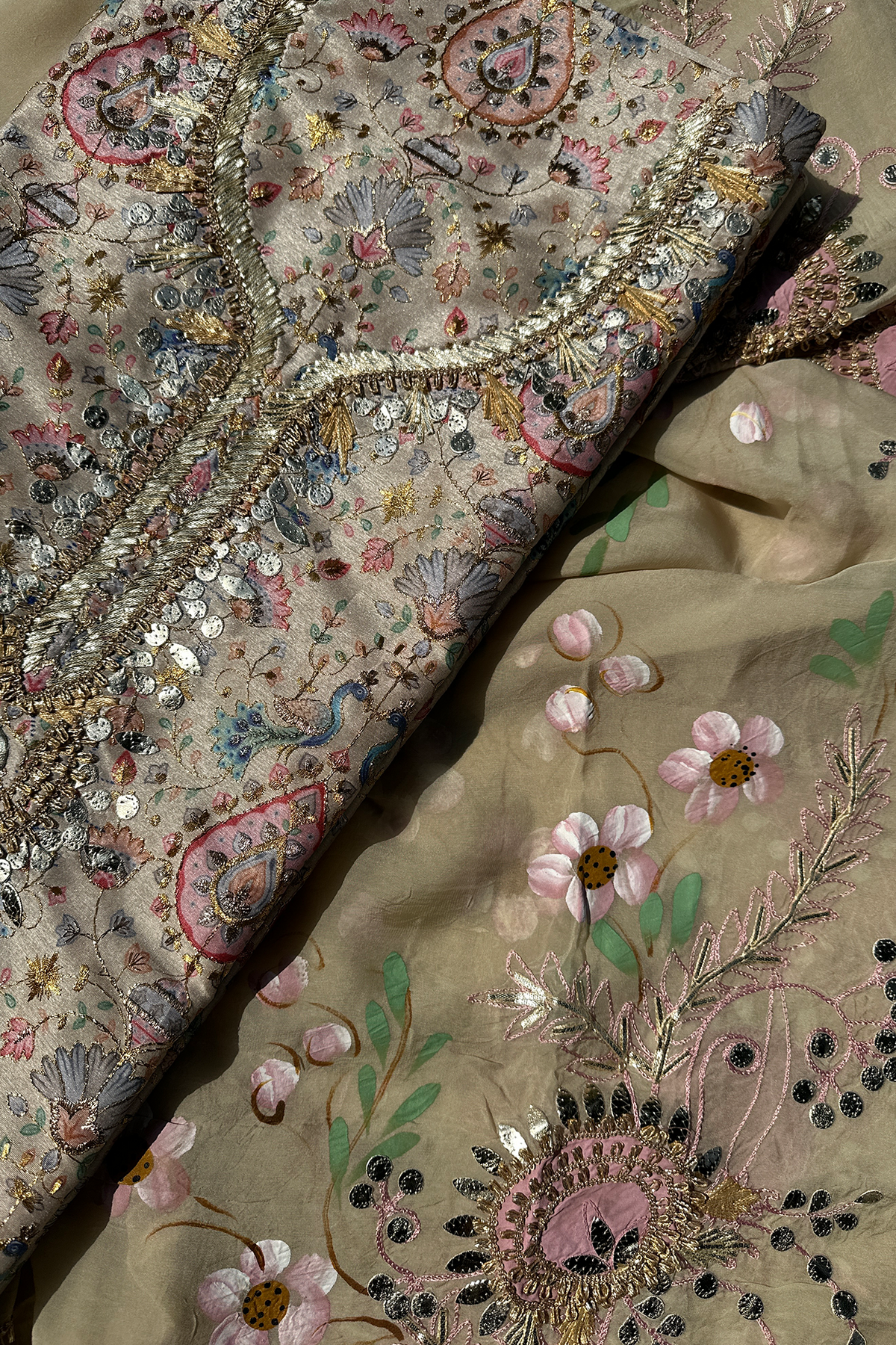 Hand Painted Sabyasachi Inspired Dress