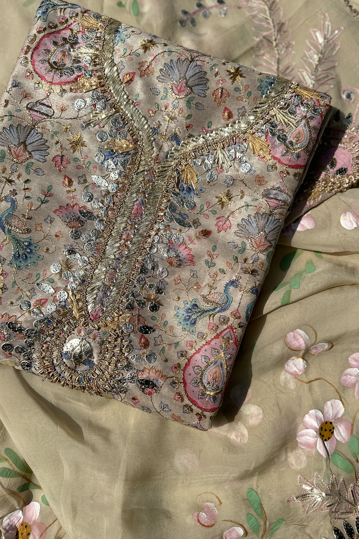 Hand Painted Sabyasachi Inspired Dress