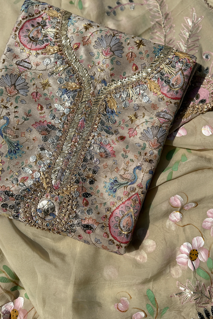 Hand Painted Sabyasachi Inspired Dress