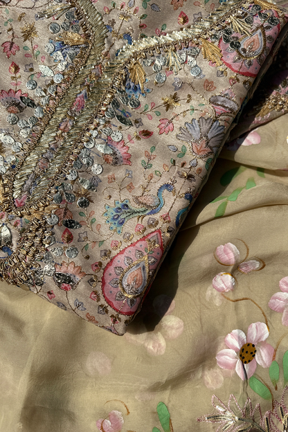 Hand Painted Sabyasachi Inspired Dress