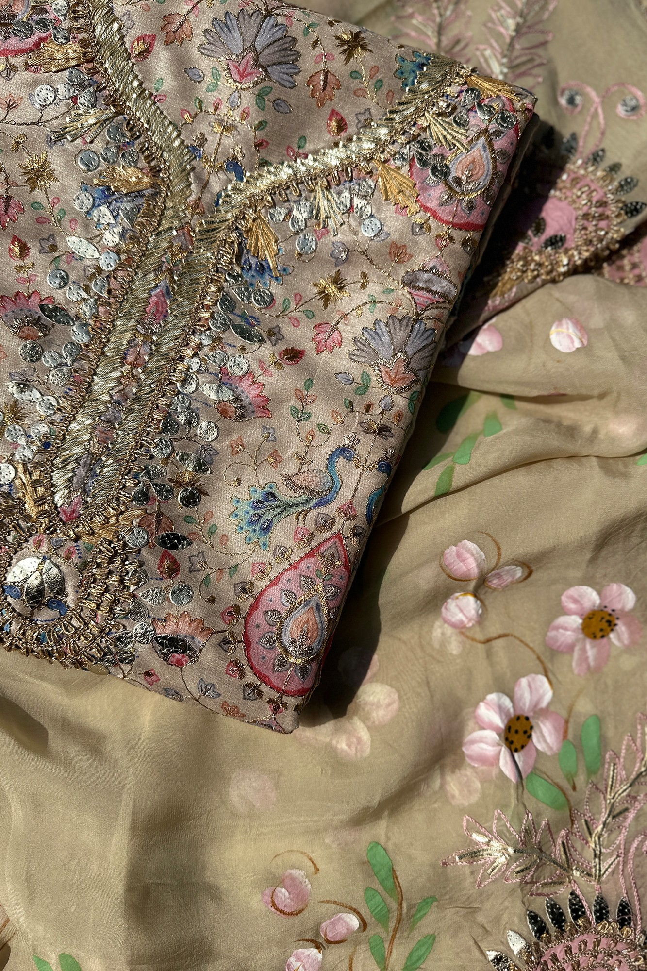 Hand Painted Sabyasachi Inspired Dress