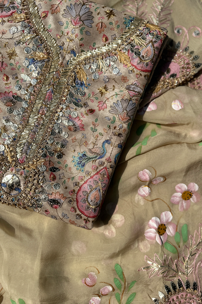 Hand Painted Sabyasachi Inspired Dress