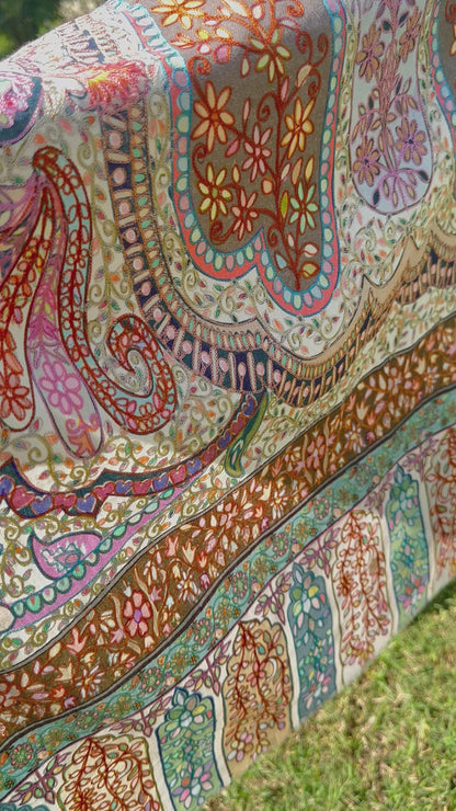 Kalamkari Pure Pashmina Stole