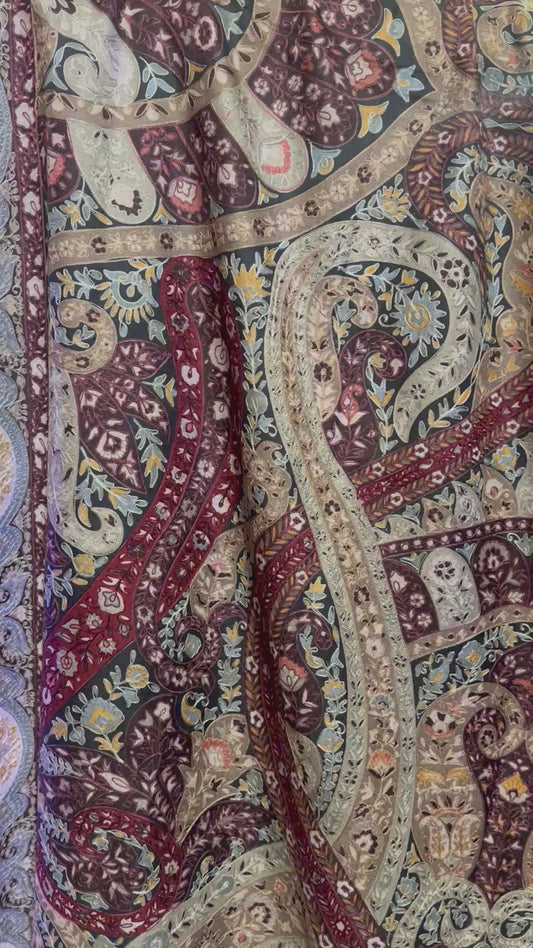 Kalamkar Pure Pashmina Shawl