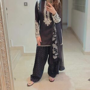 Anchor Embroidered Dress