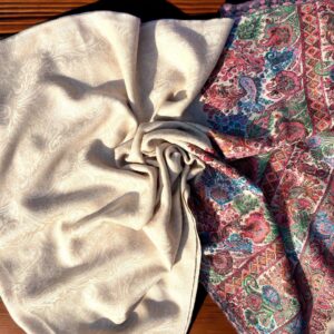 Pure Pashmina Kalamkar Kani Stole