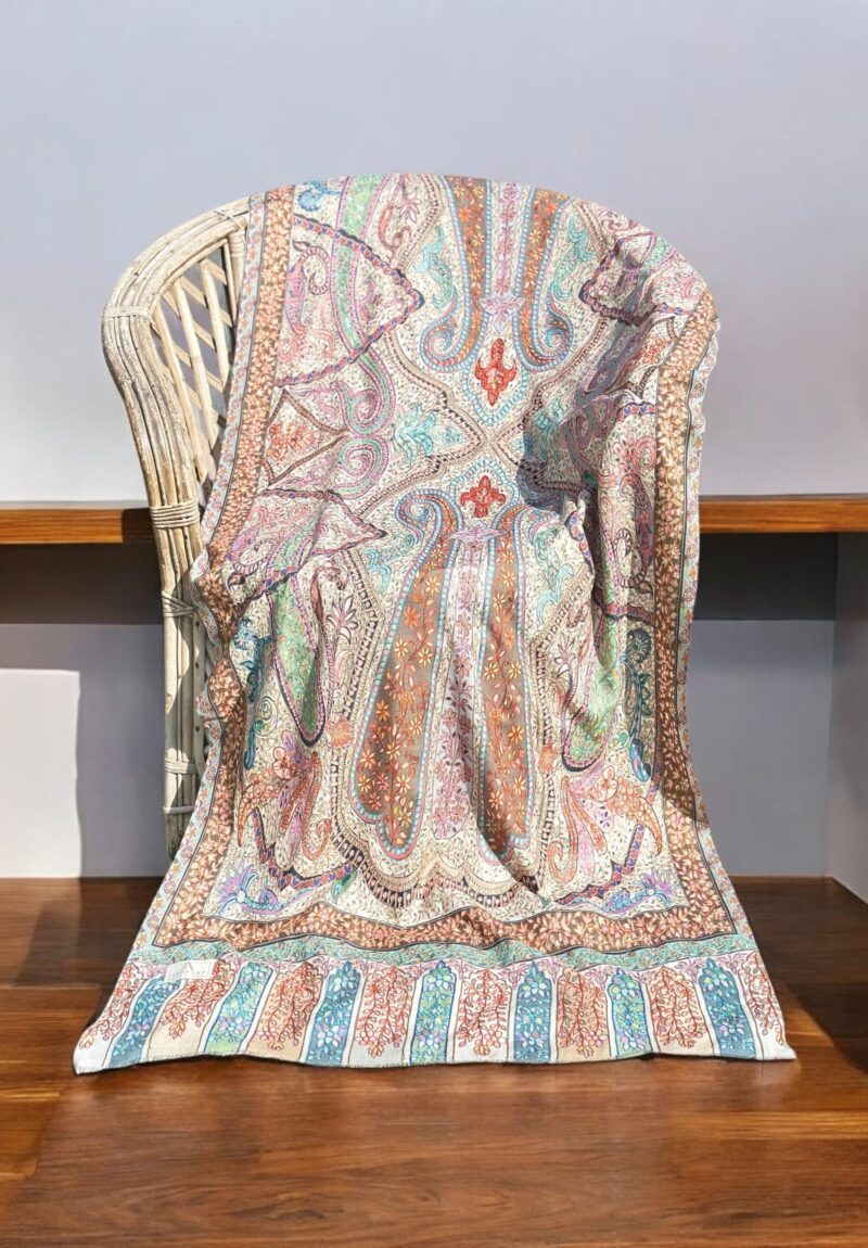 Kalamkari Pure Pashmina Stole