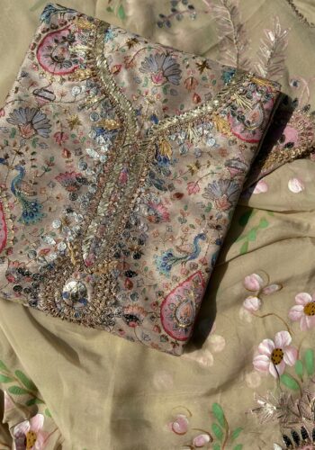 Hand Painted Sabyasachi Inspired Dress