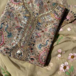 Hand Painted Sabyasachi Inspired Dress