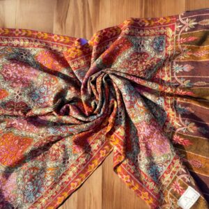 Needle Aari Work Kalamkar Stole