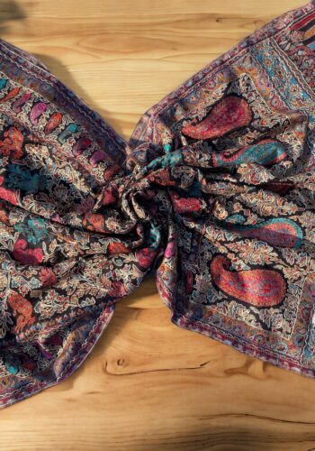 Pure Pashmina Kalamkar Kani Stole