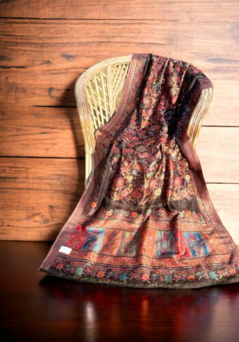 Pure Kani Silk Dupatta by Aroushz