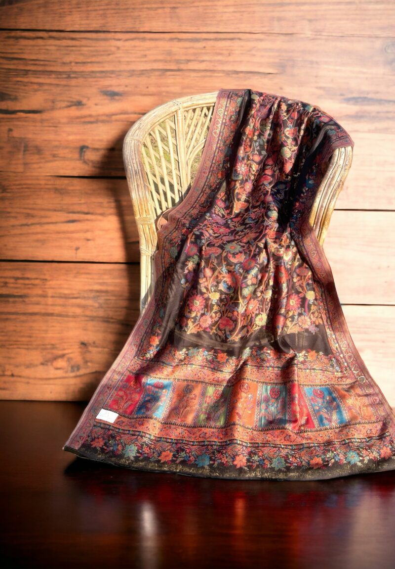 Pure Kani Silk Dupatta by Aroushz