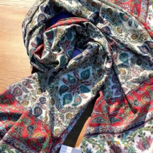 Kalamkar Needle Aar Work Shawl